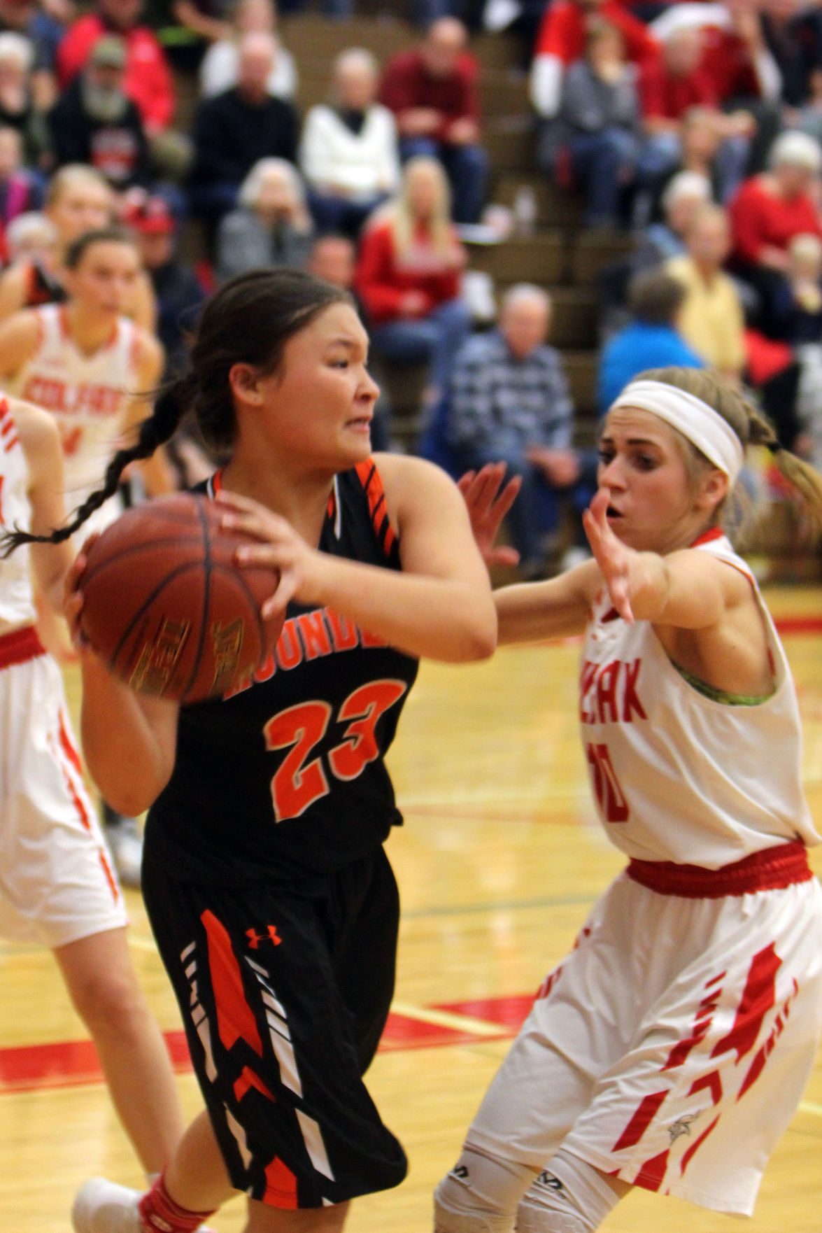 Elk Mound at Colfax girls basketball 12-5-19